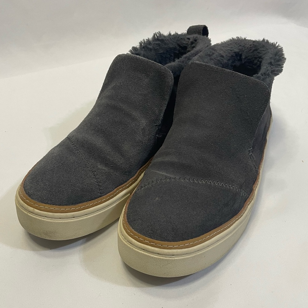 Toms Charcoal Suede Women's Sneakers